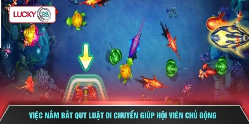Việc nắm bắt quy luật di chuyển giúp hội viên chủ động